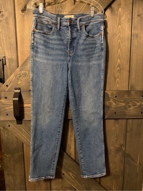 Madewell Stovepipe Jeans with versatile  slim straight silhouette 29